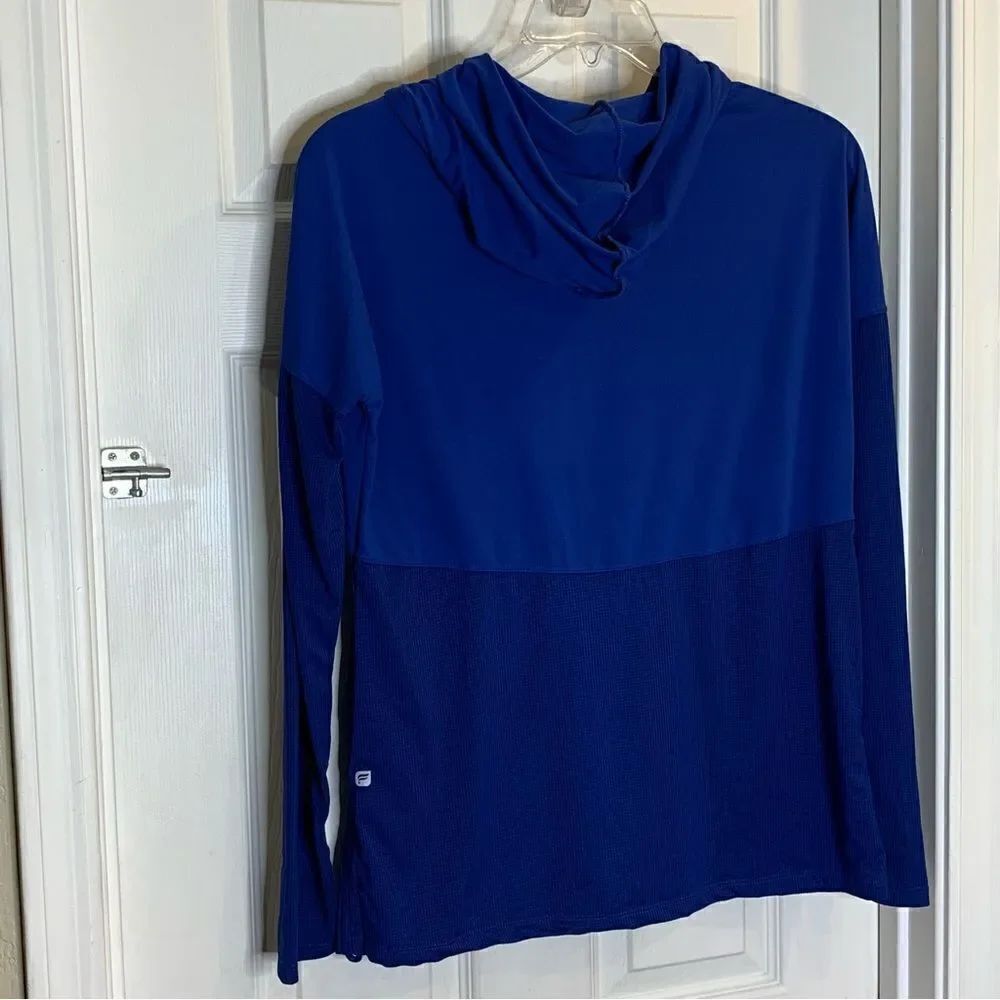 Fabletics Blue Hooded Pullover Size XL - Picture 5 of 9